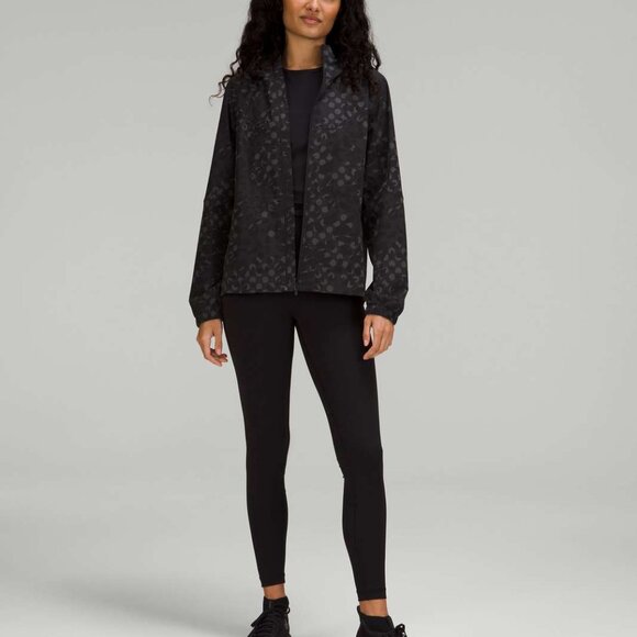 Lululemon Packable Water-Repellent Jacket Primal Dot Max Black Multi – NWOT - 10 - Picture 4 of 12